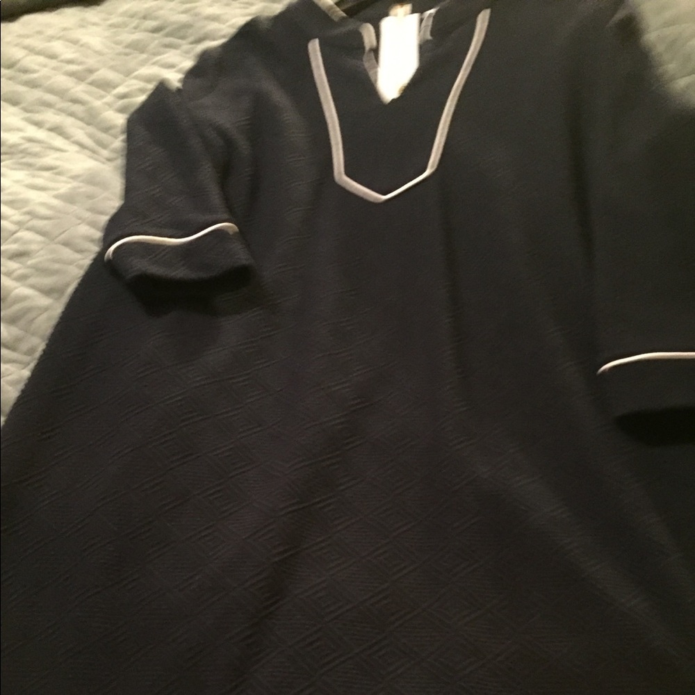 Sheath dress 3/4 length sleeve.